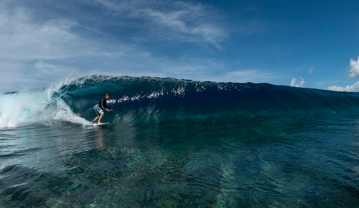 And most of these islands are equipped with key holes and passes that result in ridiculously fun walls of water. And like dane you too will be unsure if its all really happening. Photo: Ricky Lesser