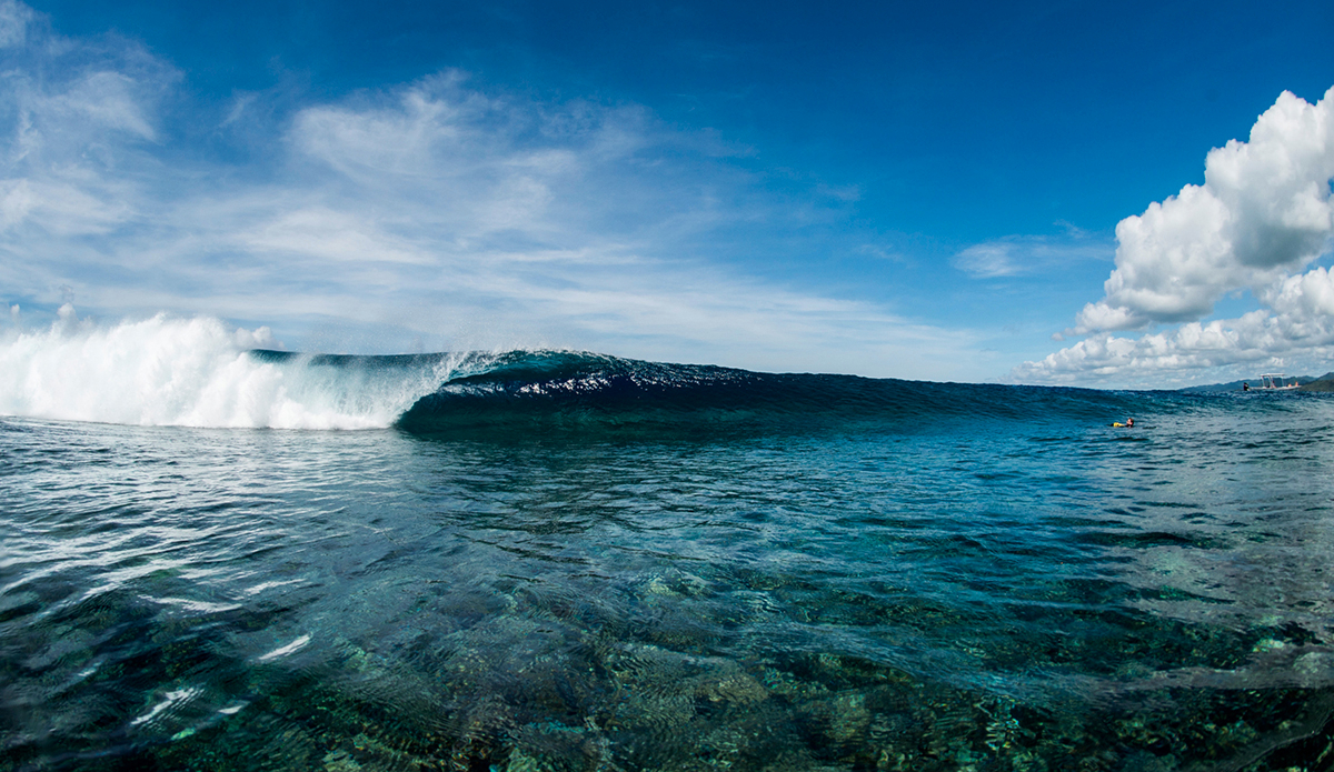 This wave is called “Pipes.” Photo: Ricky Lesser