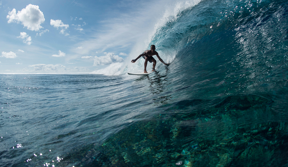 More and more locals are jumping on boards. Give this kid 5 years and he will be on the radar. Photo: Ricky Lesser