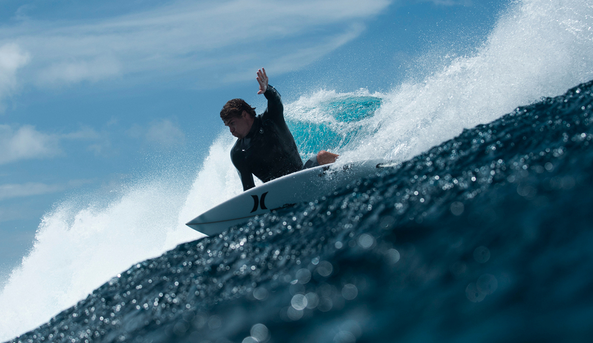 Dane excels in waist high or double overhead. His air game is scary and his rail work is equally fun to watch. Photo: Ricky Lesser