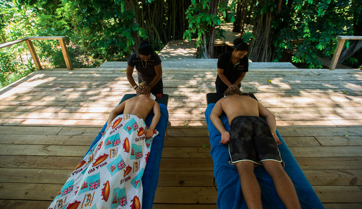 Besides the perfect surf, waterfalls, and pina coladas there was more down time that needed to be filled. Photo: Ricky Lesser