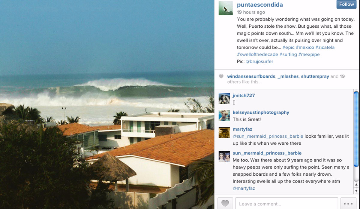 Photo: <a href=\"https://instagram.com/puntaescondida/\">@puntaescondida</a>