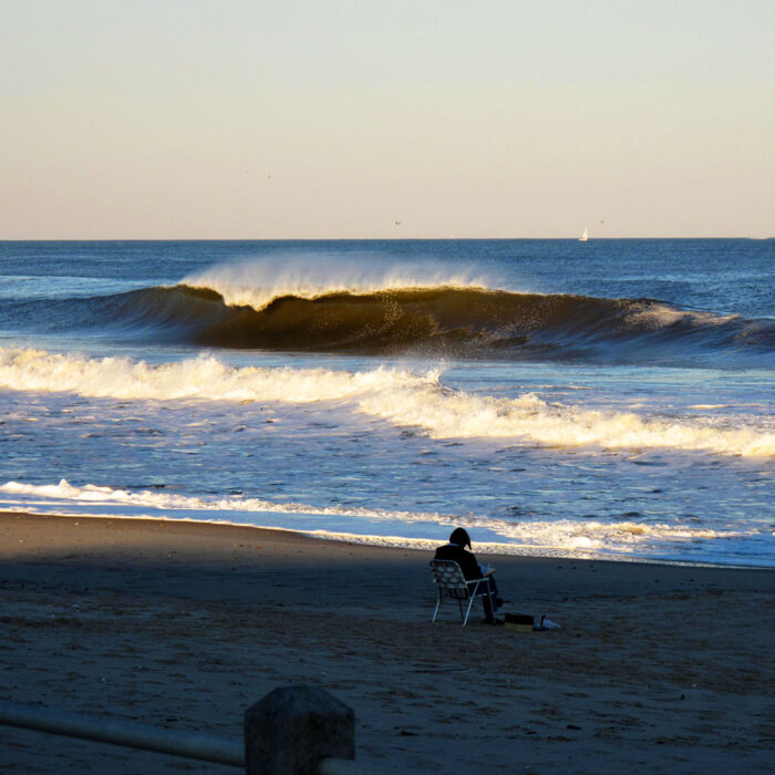 Fall swell in New Jersey. Photo: Zach Weisberg