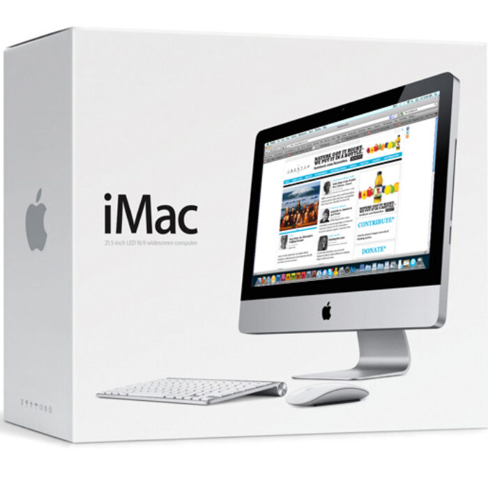 TheInertia.com featured on Apple's newest iMac box...psyche.