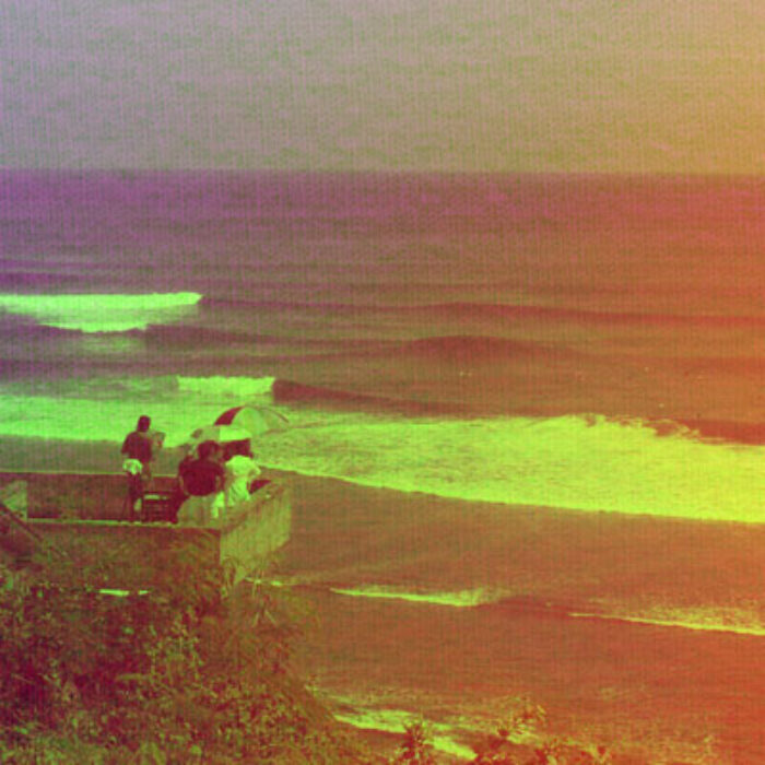 Psychedelic lineup at Uluwatu, Bali.