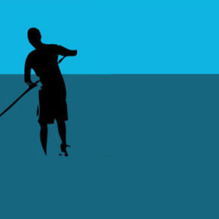 Standup Paddler Silhouette