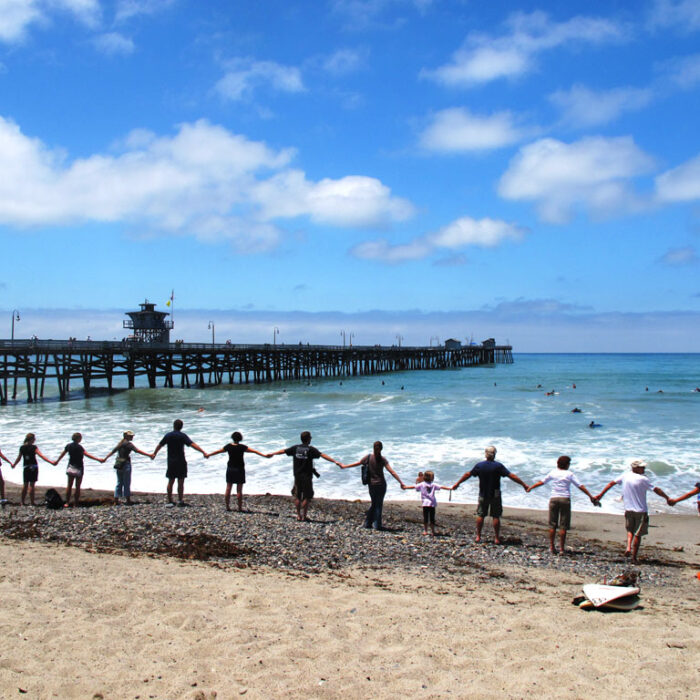 Hands Across the sand protect our beaches