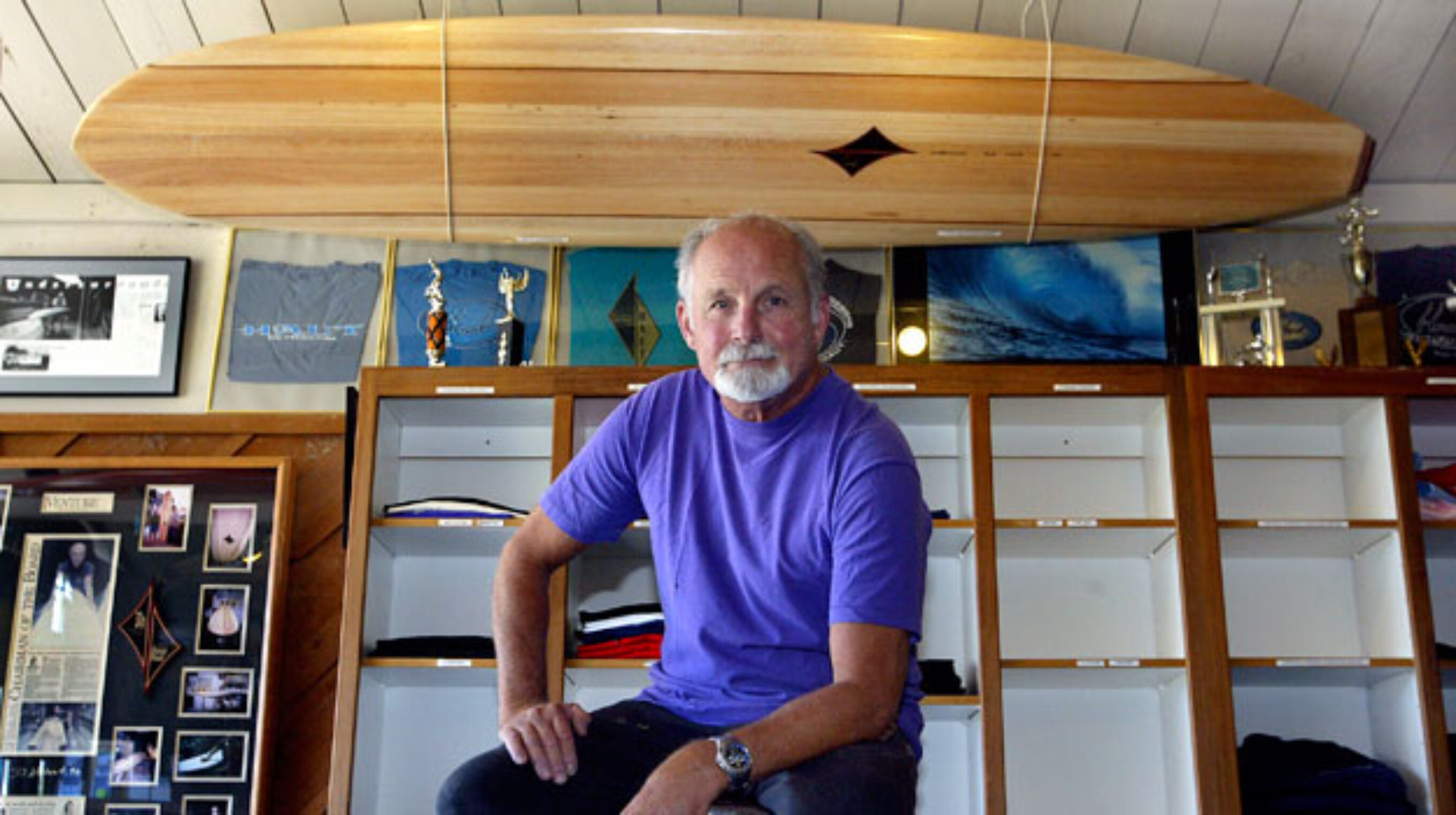 Shaper Doug Haut. Photo: Bass Dog Haut Surfboard Shaper