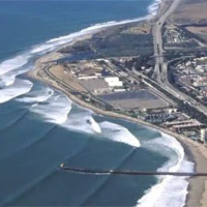 Aerial View Ventura Erosion