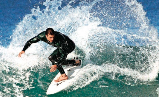 Tell us your story, and you could win 10 surfboards for 10 years. Photo: surfindustries.com Surfing