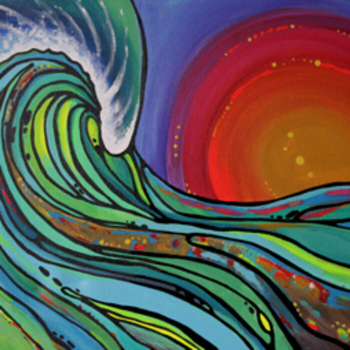Victoria Larnach surf art