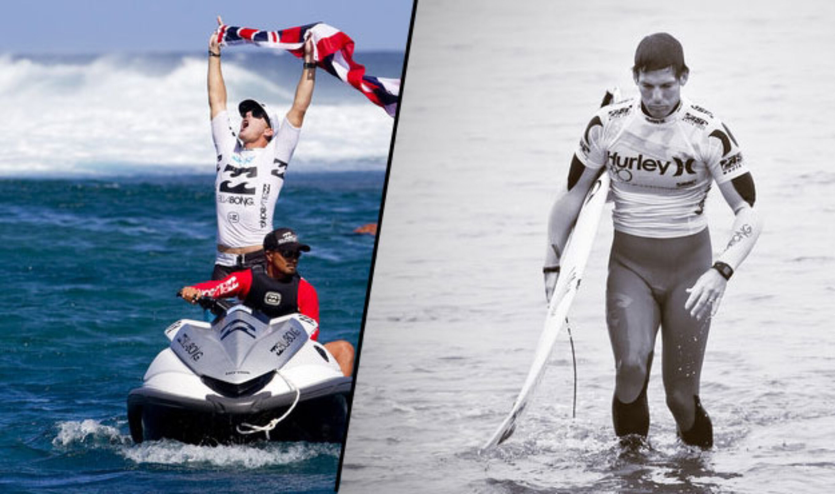 Andy Irons after winning Billabong Pro Teahupo and walking on the beach