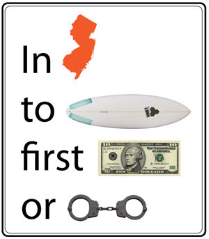 New Jersey surfers got it rough.