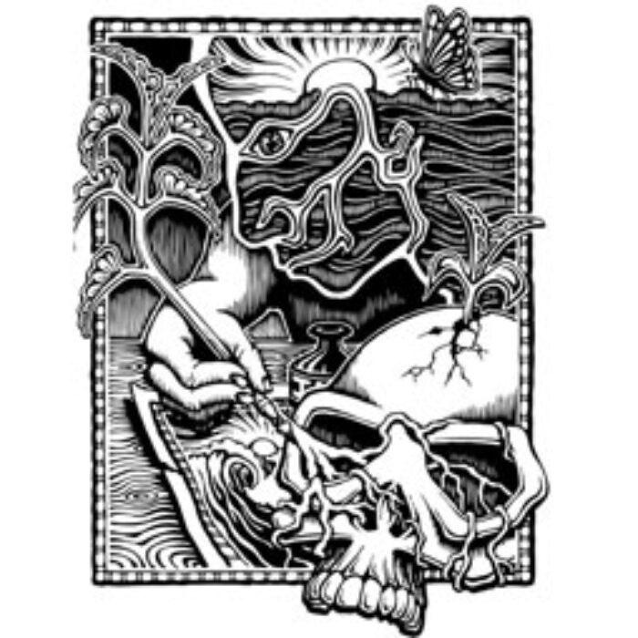 matt beard skull art