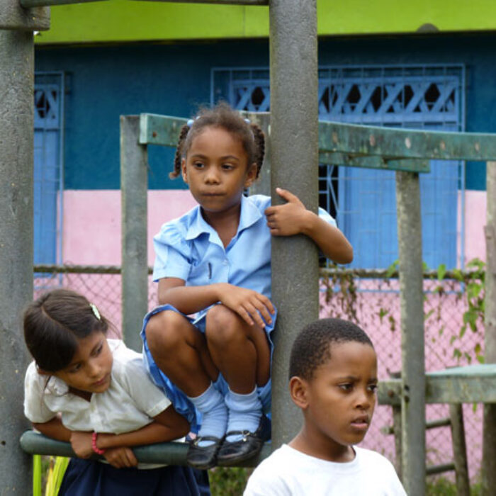 School yard kids bali