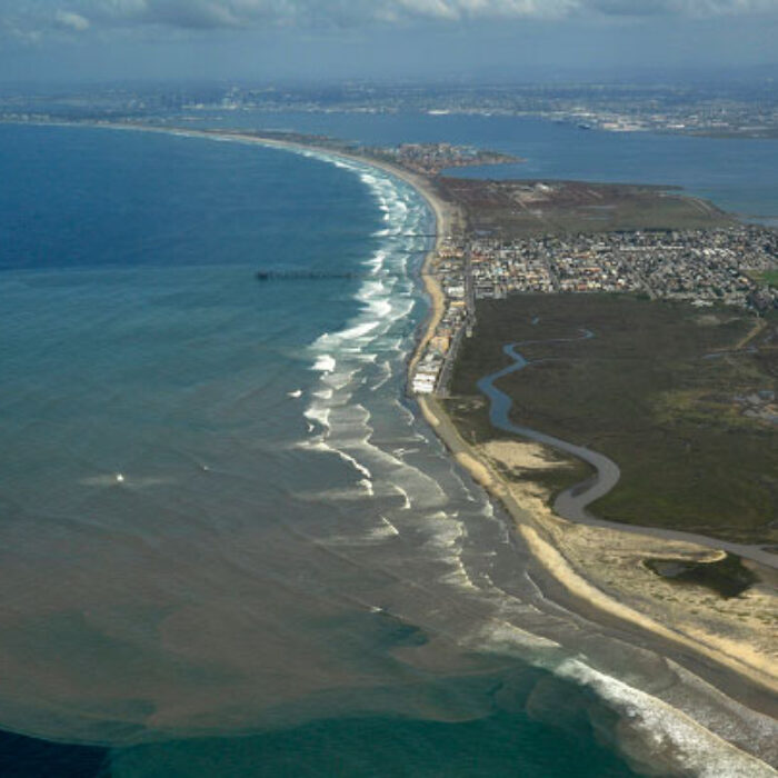 sewage plume
