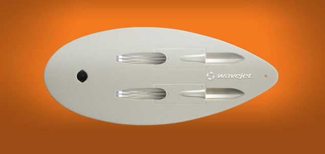The WaveJet: no paddling? No thanks. Photo: WaveJet The WaveJet: no paddling? No thanks. Photo: WaveJet
