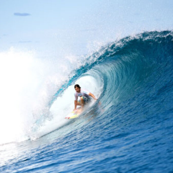 Reef McIntosh in Tahiti. Photo: Quiksilver.com
