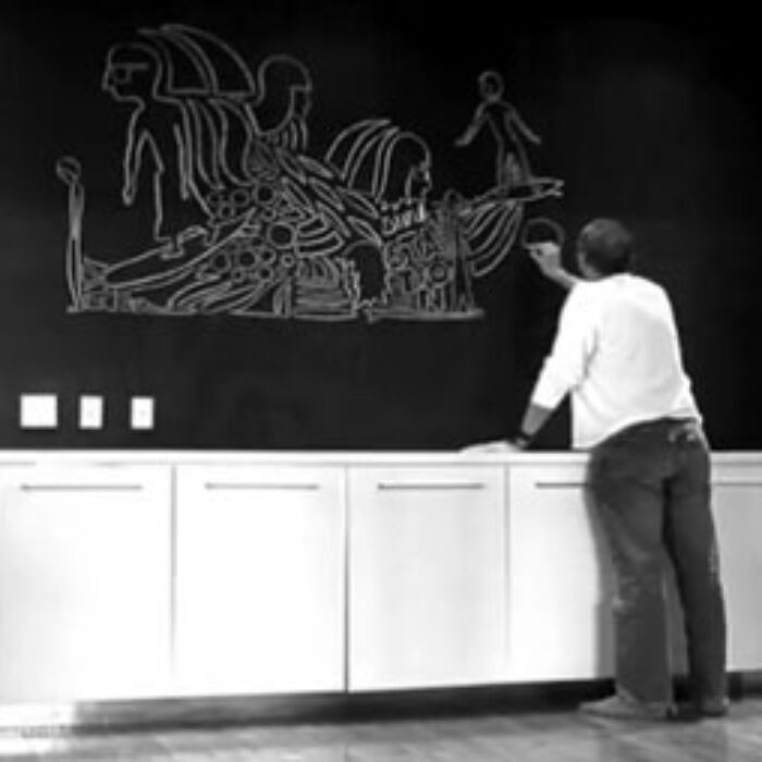 Here is a time lapse of a mural that I drew over the course of a day at Station Film in New York.