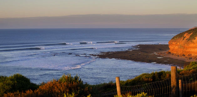 Bells Beach in brighter days. Photo: ASP/Kirstin Bells Beach in brighter days. Photo: ASP/Kirstin