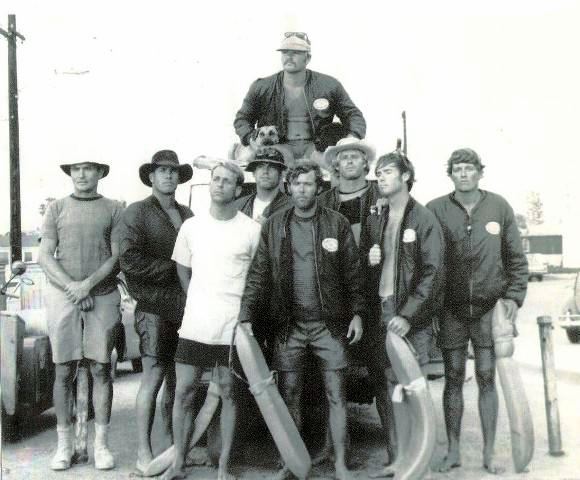 RIchard Abrams and the early '60s IB lifeguards. RIchard Abrams and the early '60s IB lifeguards.