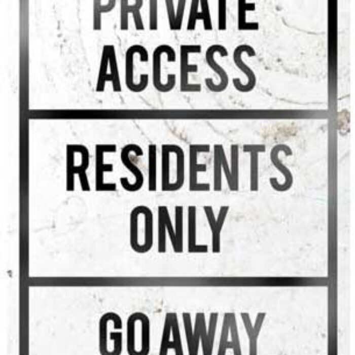No Beach Access Sign