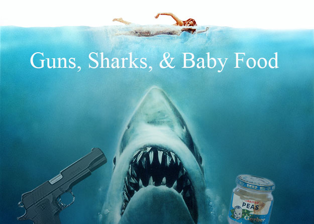 Guns Sharks Babyfood