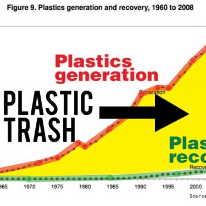 The magnitude of the plastic trash problem in one image.