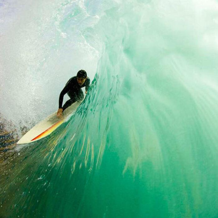 Cyrus Sutton Surfing in San Diego