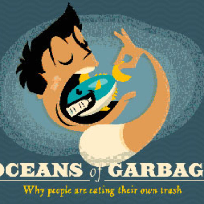 This infographic explains why and how humans are eating their own trash.