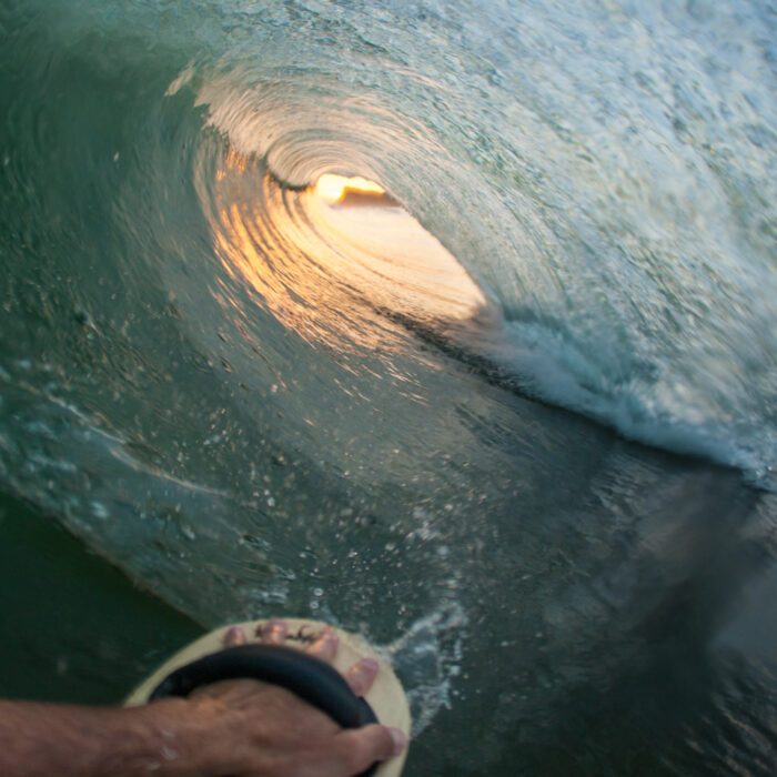There's one perspective that all surfers love: being inside a barrel. Here are 18 of my favorite barrel shots, all from the water. All that's missing is you.