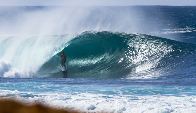 Jamie O'Brien at  Pipeline