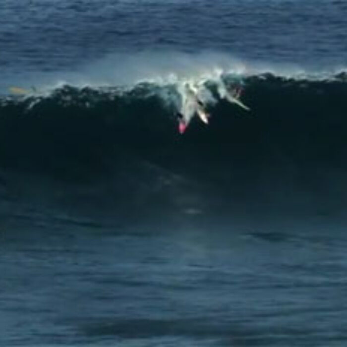 Shane Dorian, Greg Long, Ian Walsh, Albee Layer, and a crew of big-wave hellmen paddled into some terrifyingly beautiful waves at Jaws. Here's footage from an amazing two days.