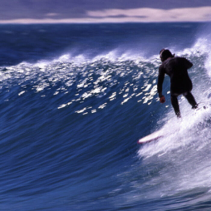 Just one more wave, right? Good luck... Photo: Paul Ferraris