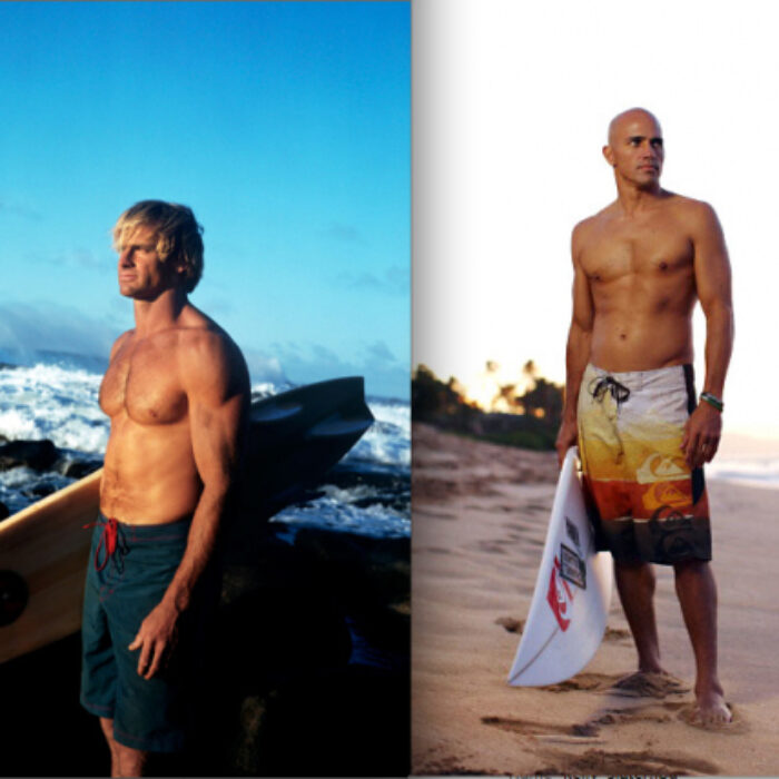 Laird Hamilton and Kelly Slater: two of the "fittest men ever." Photo: Men's Health/Corbis