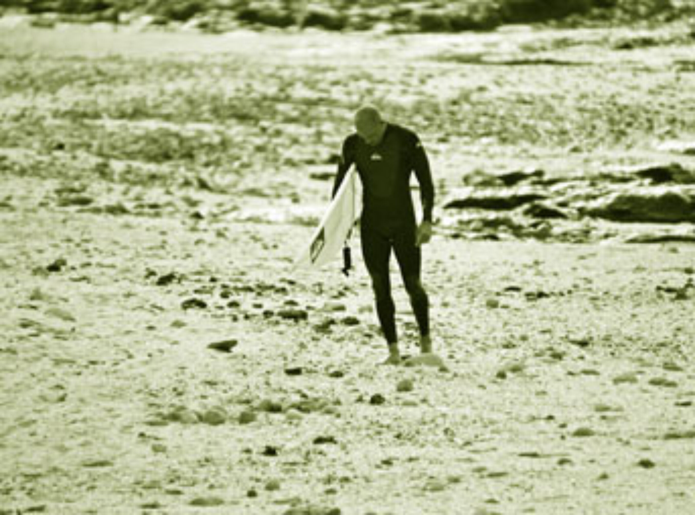 Kelly Slater on the Beach