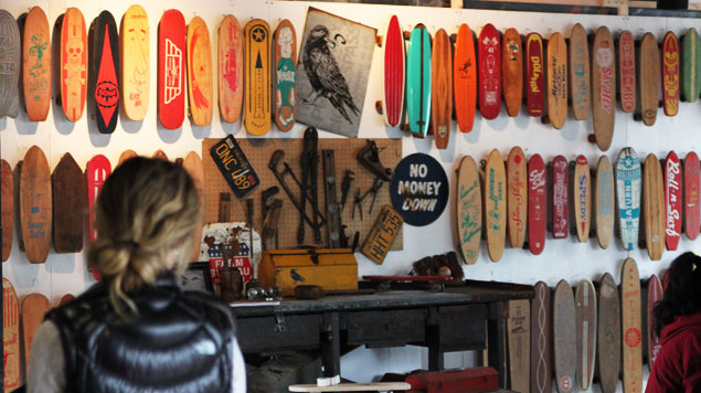 With all their warts and imperfections, some of the original skateboards are extremely primitive, others are rough, and some are rather crude. But there is no denying their folk art charm. With all their warts and imperfections, some of the original skateboards are extremely primitive, others are rough, and some are rather crude. But there is no denying their folk art charm.