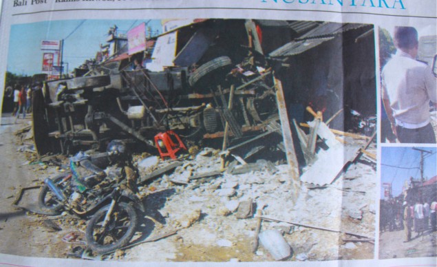 Bali Car Crash Bali Car Crash