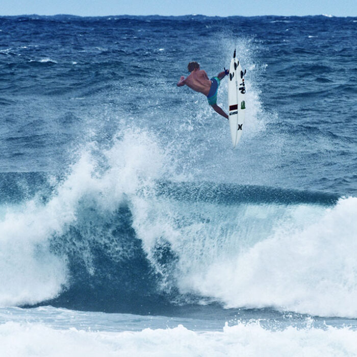 John John Florence versatile? Check. Photo: Hurley