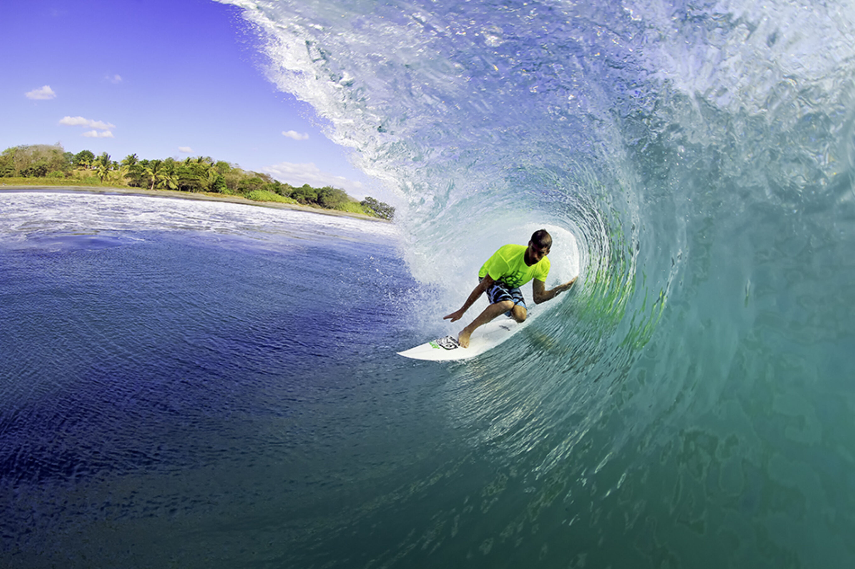 Randy Townsend gets barreled in Panama.