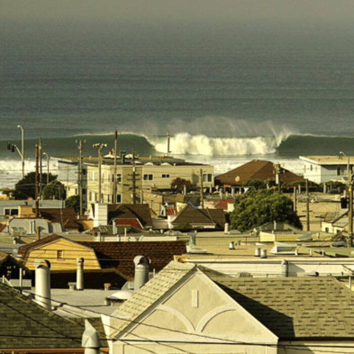 Those familiar with Ocean Beach know it can get heavy. Mike Parsons knows this all too well. Photo: Paul Ferraris