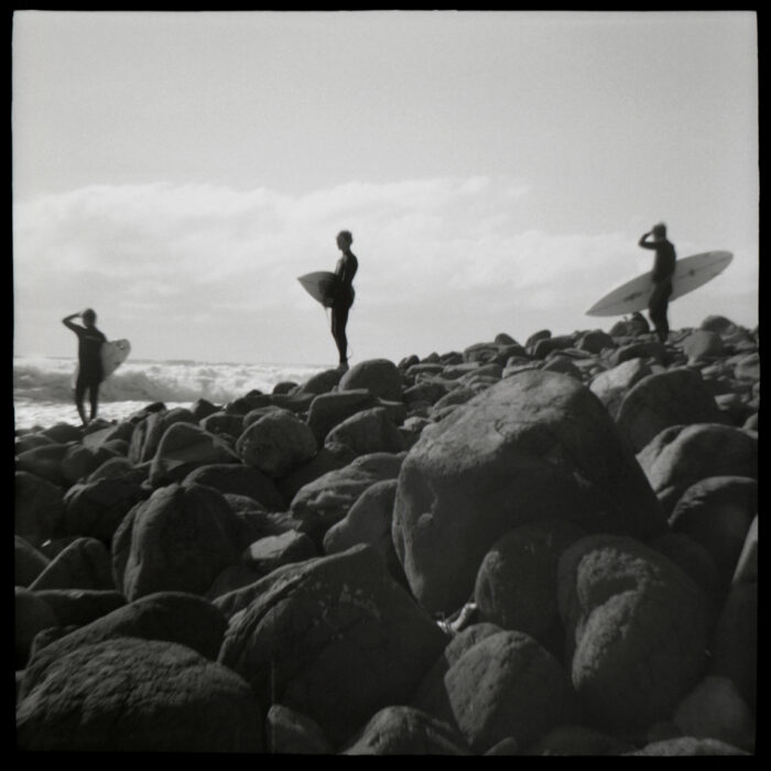 Surfers Checking Waves