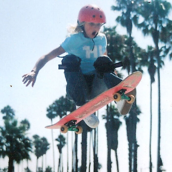 Lakey Peterson skateboarding.