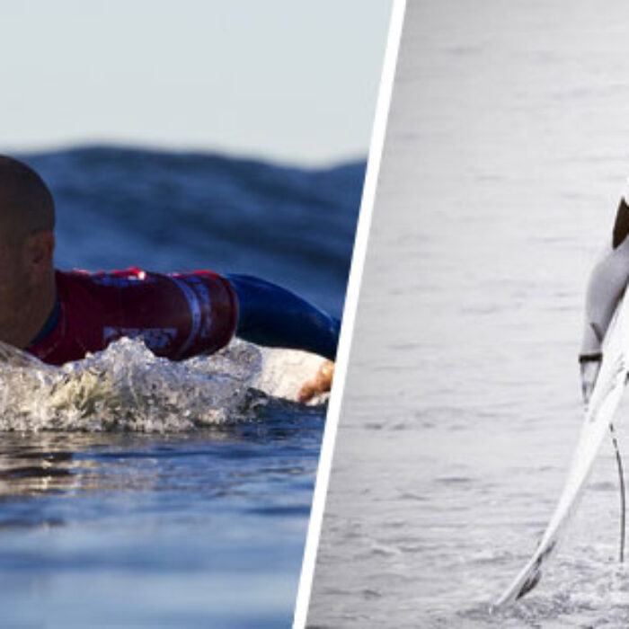 Kelly Slater and Andy Irons