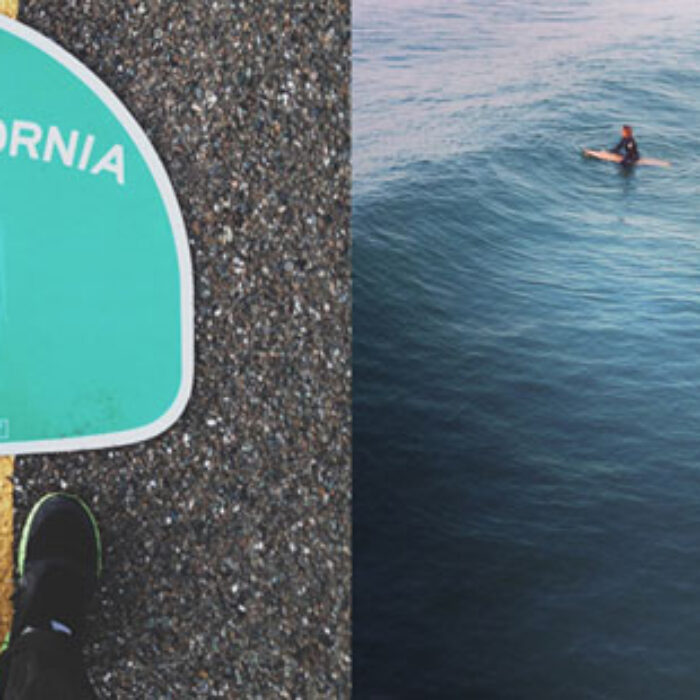 California Road Sign Ocean Matt Bauer