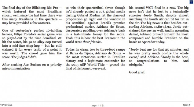 Surfline Brazil Coverage Continued