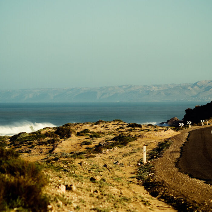 "Sorry, we're the only ones surfing here today." A Moroccan point that hasn't quite been tapped. Photo: Javier Munoz