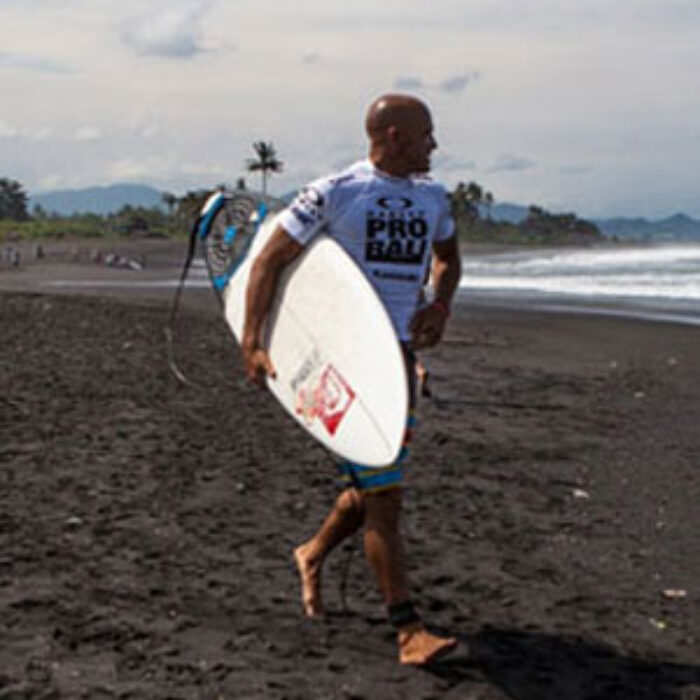 Kelly Slater fell short during Round 1 at Oakley Pro Bali, but his return in Round 2 and footage surfing Bali last year forecasts a good outlook.