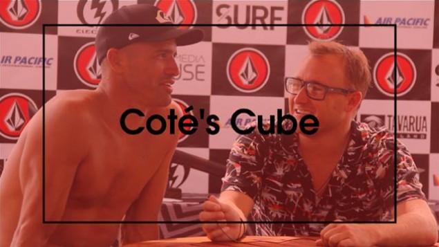 The ultimate cube: Chris Cote vs. Kelly Slater.