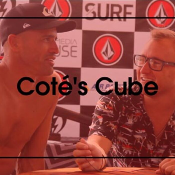 The ultimate cube: Chris Cote vs. Kelly Slater.